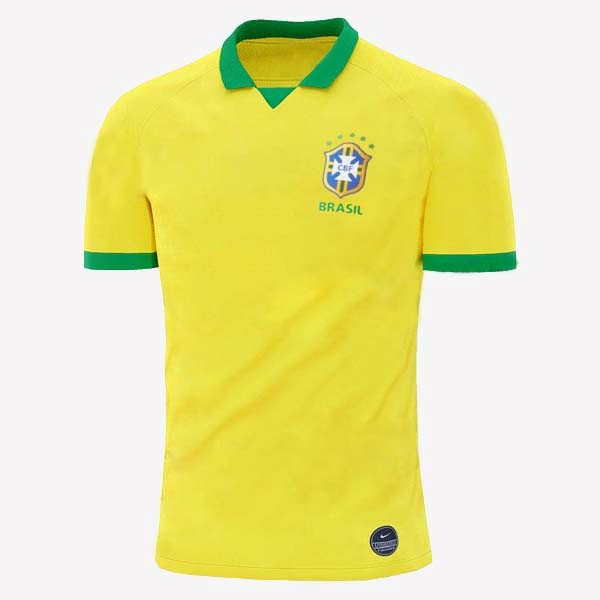 Thailand Heim Trikot Brasilien 2019 Gelb Fussballtrikots Günstig